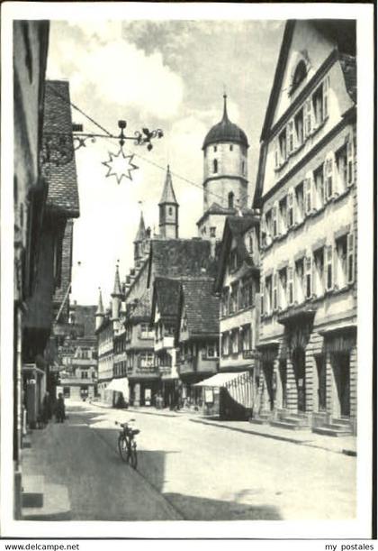 Biberach Riss Biberach Hindenburgstrasse ungelaufen ca. 1920