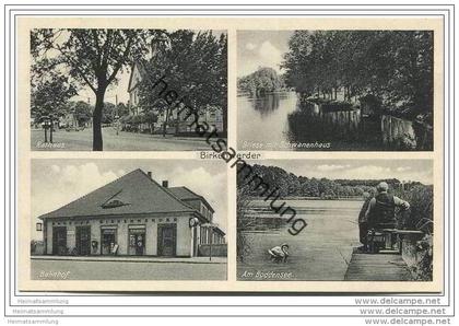 Birkenwerder - Bahnhof - Rathaus - Schwanenhaus ca. 1930