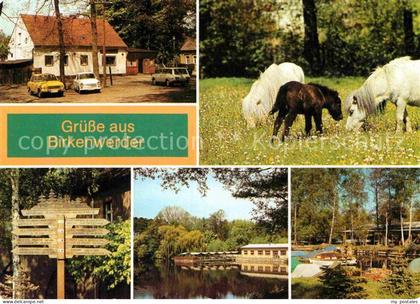 Birkenwerder Brisekrug Ponyzucht Wegweiser Bootshaven