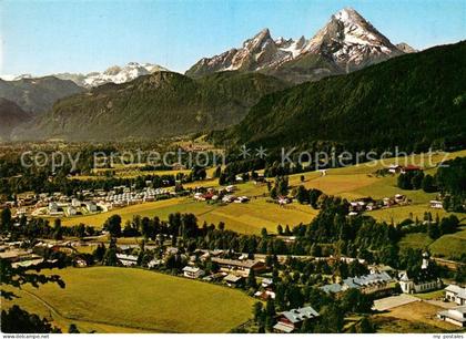 Bischofswiesen Panorama mit Watzmann