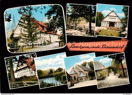 Bissendorf Osnabrueck Orts und Teilansichten Fachwerkhaeuser Kirche