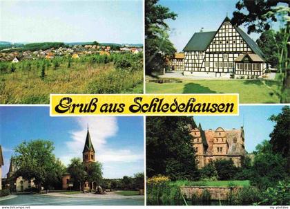 Schledehausen  Bissendorf Osnabrueck Niedersachsen Luftkurort Ortsansicht Fachwe