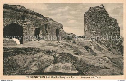 Regenstein (Burg) Oberburg mit Turm