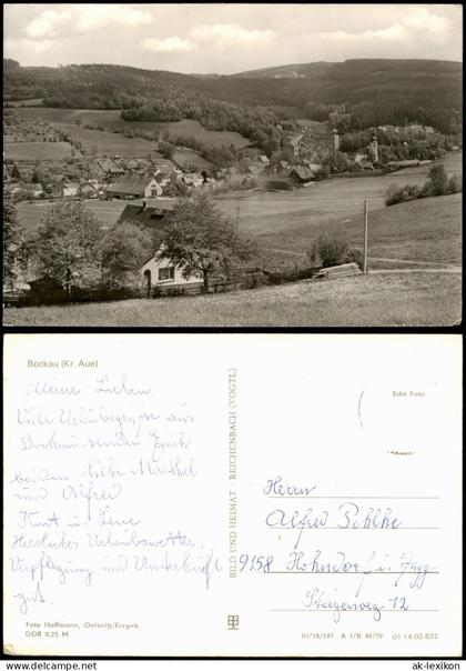 Bockau (Erzgebirge) Bockau (Kr. Aue) Umland-Ansicht zur DDR-Zeit 1979