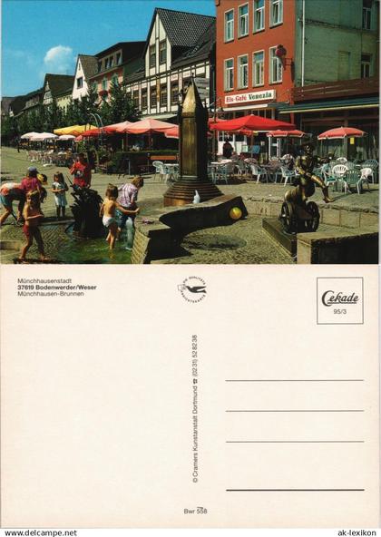 Bodenwerder Straßen & Plätze Partie am Eis-Café mit Brunen 1995