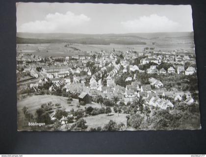 BÖBLINGEN   ,   Schöne Karte um  1958  mit Stempel