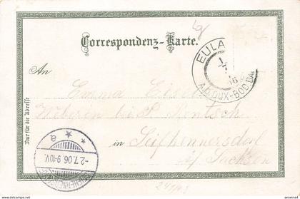 Aussichtsturm und Restauration Hoher Schneeberg Böhmen Postkarte AK 1906