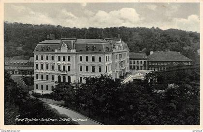 Kurhaus Bad Teplitz-Schönau Böhmen Mähren Postkarte 1940