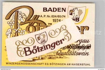 Boetzingen Boetzinger Qualitaetswein Mueller Thurgau