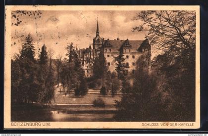 AK Boitzenburg /U.M., Schloss von der Kapelle