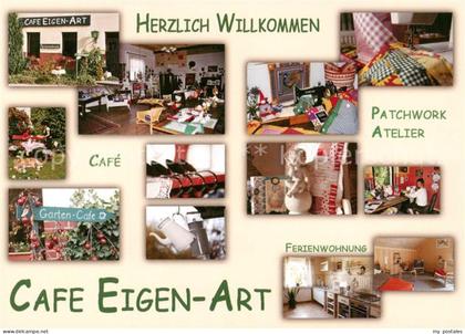 Boitzenburg Cafe Eigen Art Patchwork Atelier Garten Cafe Ferienwohnung