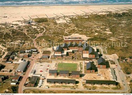 BORKUM Nordseebad Niedersachsen Klinik Borkum Riff der BfA Fliegeraufnahme