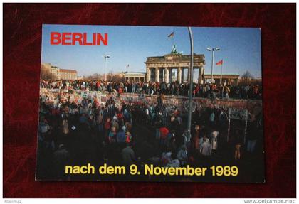 BERLIN  BRANDENBURG NACH DEM 9 NOVEMBER 1989 CHUTE DU MUR DE BERLIN