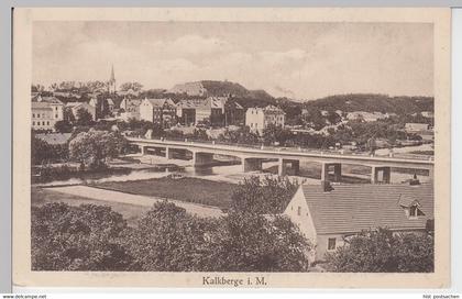 (101131) AK Kalkberge, Rüdersdorf bei Berlin, Panorama mit Brücke, vor 1945