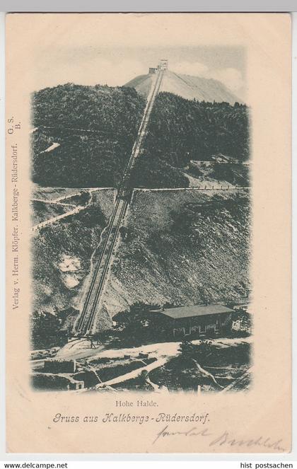 (105117) AK Kalkberge Rüdersdorf bei Berlin, Hohe Halde, 1901