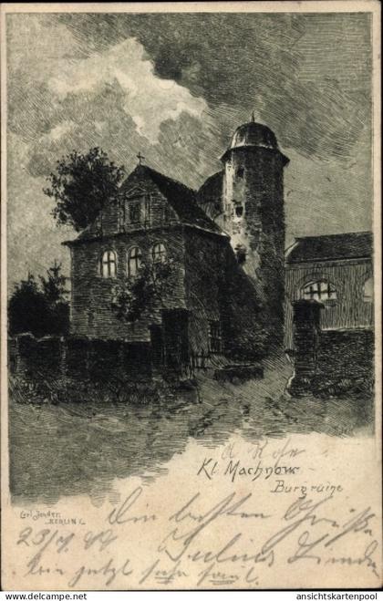 Artiste CPA Kleinmachnow in Brandenburg, Burgruine