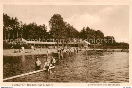 Biesenthal -Bernau Brandenburg Strandleben am Wukensee
