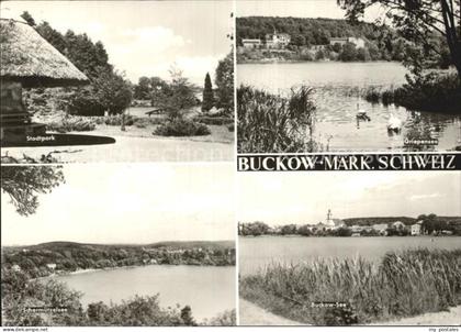 Buckow Maerkische Schweiz Griepensee Stadtpark Schermuetzelsee Buckow-See