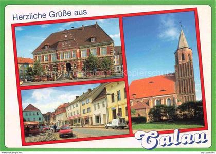 Calau Brandenburg Rathaus Kirche Cottbuser Strasse