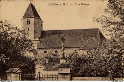 CPA Altdöbern in der Niederlausitz, Alte Kirche