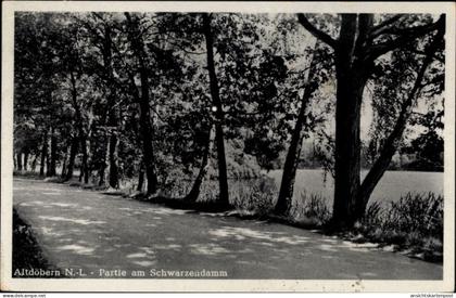 CPA Altdöbern in der Niederlausitz, Am Schwarzendamm
