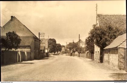 CPA Bärenklau Schenkendöbern Brandenburg, Partie an der Dorfstraße