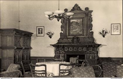 CPA Bärenklau Schenkendöbern Niederlausitz, FDGB Genesungsheim Georgij Dimitroff, Innenansicht