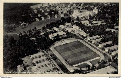 CPA Elstal Wustermark Brandenburg, Olympisches Dorf, Fliegeraufnahme