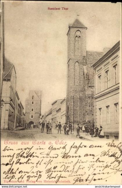 CPA Gartz an der Oder, Stettiner Tor