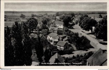 CPA Groß Schönebeck Schorfheide in Brandenburg, Teilansicht vom Ort