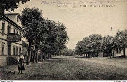 CPA Groß Schönebeck Schorfheide in der Mark, Dorfstraße