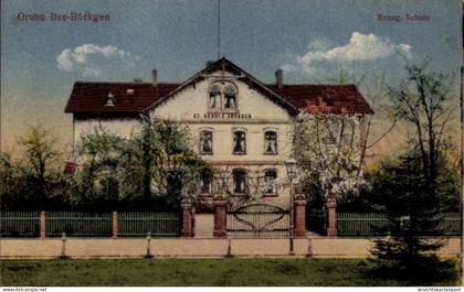 CPA Grube Ilse Bückgen Großräschen, Evangelische Schule