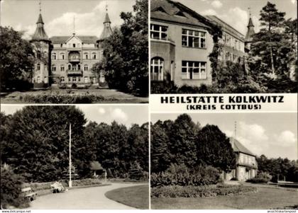 CPA Kolkwitz Brandenburg, Heilstätte, Parkanlage