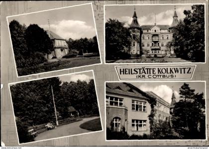 CPA Kolkwitz im Spreewald Niederlausitz, Heilstätte, Parkweg, Gebäude