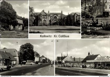 CPA Kolkwitz im Spreewald Niederlausitz, Kr. Cottbus, Ärztehaus, Krankenhaus, Berliner Straße