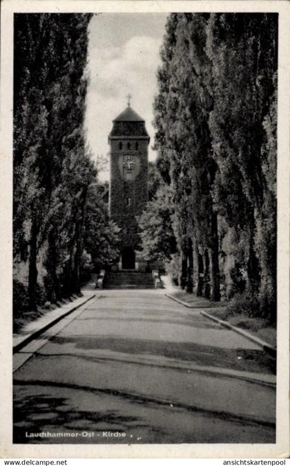 CPA Lauchhammer in der Niederlausitz, Ost, Kirche