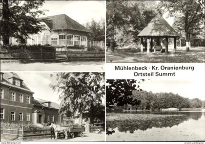 CPA Mühlenbeck Ortsteil Summt Oberhavel, Cafè Summter See, Gaststätte, Pavillon