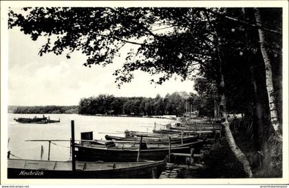 CPA Neubrück Rietz Neuendorf, Seepartie, Boote