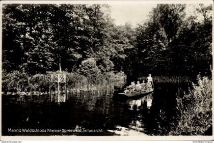 CPA Schöneiche bei Berlin, Manns Waldschloss Kleiner Spreewald