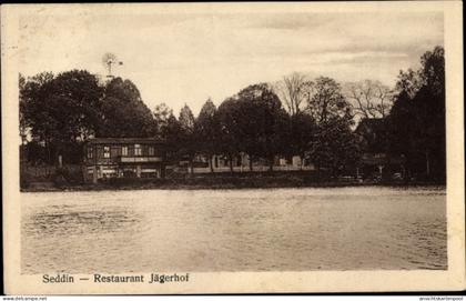 CPA Seddin Seddiner See Brandenburg, Restaurant Jägerhof