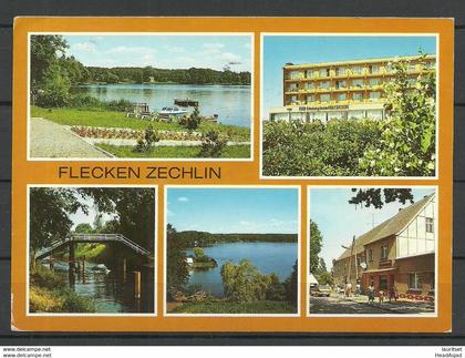 Deutschland DDR FLECKEN ZECHLIN Kr. Neuruppin (gesendet 1997, mit Briefmarke)