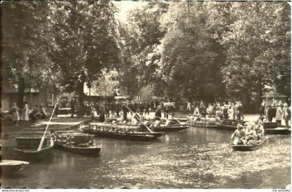 Luebbenau Spreewald Luebbenau Kahnabfahrtsstelle o 1962
