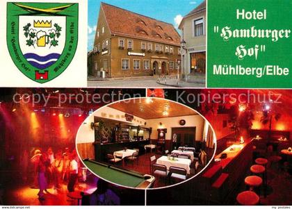 Muehlberg Elbe Hotel Restaurant Hamburger Hof Wappen