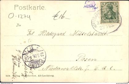 Passepartout CPA Altlandsberg in der Mark, Straußberger Tor