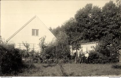 Photo CPA Mühlenbeck Mühlenbecker Land, Wohnhaus, Garten, Anwohner