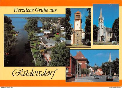 Rüdersdorf bei Berlin Teilansichten Mehrbildkarte gl1995 #168.013