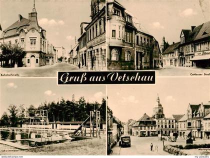 Vetschau Spreewald Brandenburg Bahnhofstrasse Cottbuser-Strasse Marktplatz Schwi