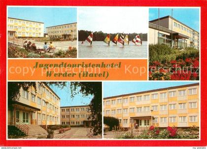 Werder Havel Jugendtouristenhotel Innenhof Schwielowsee Vorderansicht