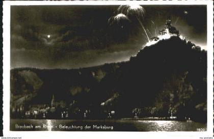 Braubach Rhein Braubach Burg x 1958