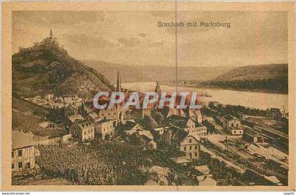CPA Braubach mit Marksburg